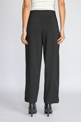 Olivia by Habitat Border Stitch Soft Knit Pant Black 3