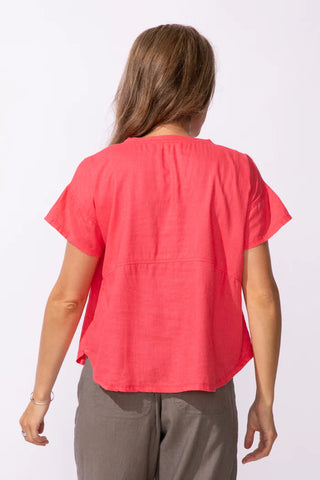 Escape by Habitat Poppy Short Sleeve Island Pullover