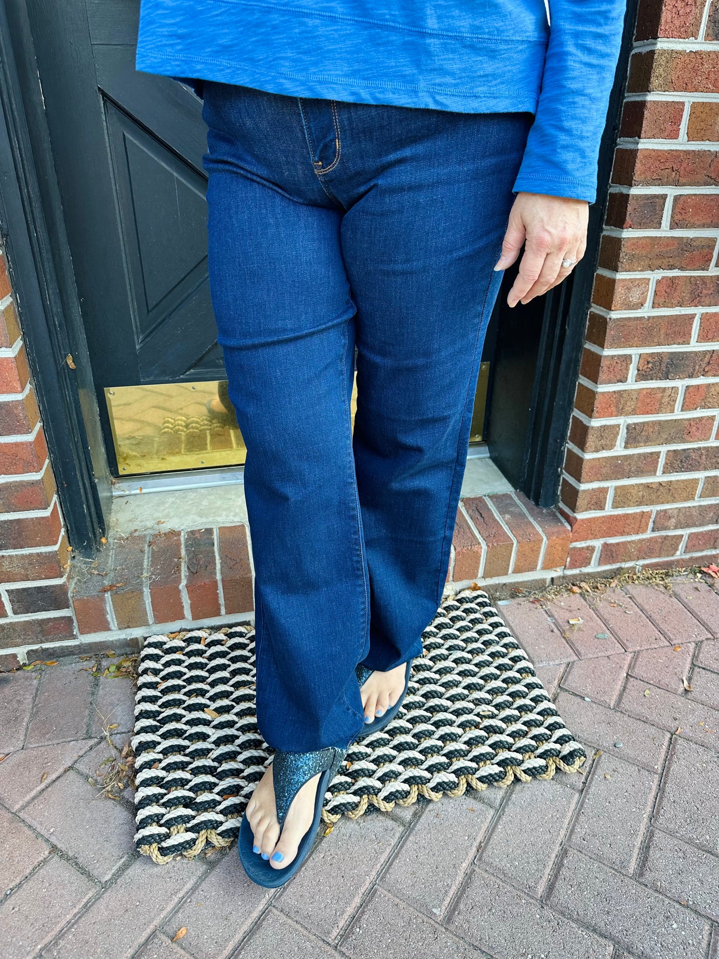 Judy Blue Dark Wash Straight Leg Denim Jeans