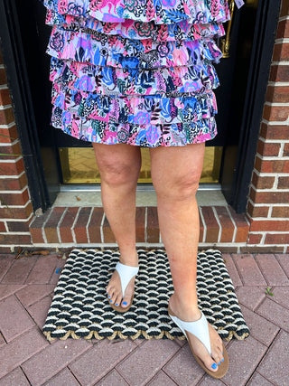 Lulu B Bright Jungle Cha Cha Skort