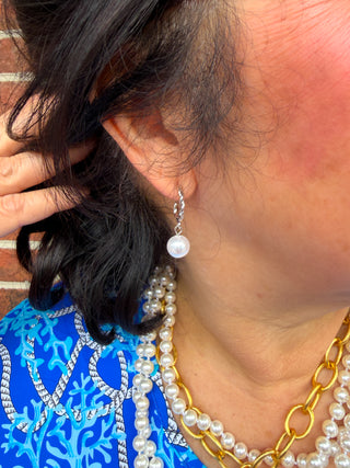 Twisty Pearl Earrings