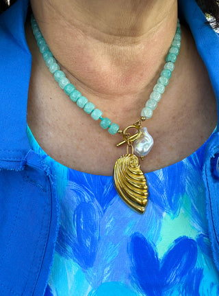 Lisi Lerch Macie Beaded Necklace - Shell