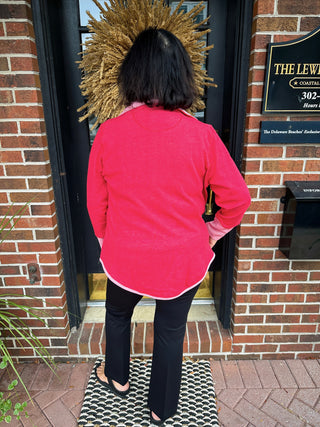 Lulu B Crimson Short Reversible Jacket