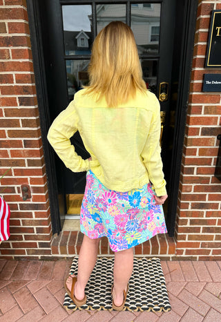 Lulu B Clear Sun Linen Jacket