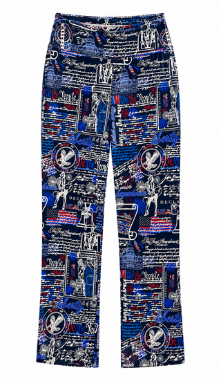 Lulu B Americana Secret Pocket Capri Legging