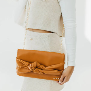 Brown Billie Clutch Crossbody Bag