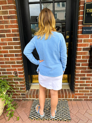 Bangladine by Lulu B Clearwater White Skort