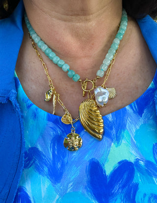 Lisi Lerch Macie Beaded Necklace - Shell
