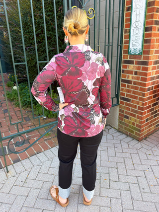 Lulu B Black Rhinestone Cuff Pull on Jean