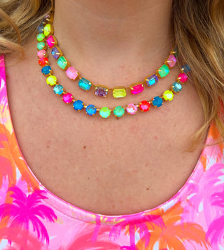 Sorrelli Candy Carnival Marci Tennis Necklace