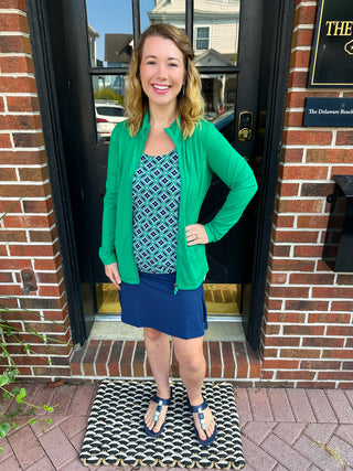 Lulu B Emerald Zip Jacket