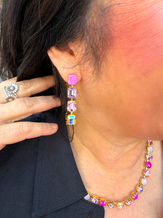 Sorrelli Panama Rose Octavia Repeating Dangle Earrings