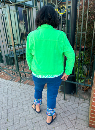 Lulu B Clear Kelly Tencel Jacket