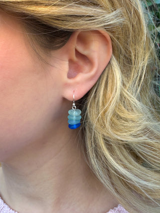 Simple Seaglass Earrings