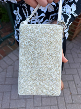 Pearl Flower Club Bag