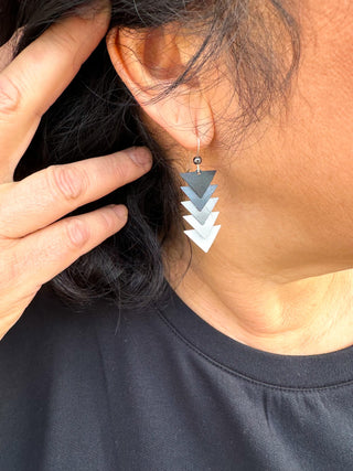 Adajio Grey Ombre Earrings