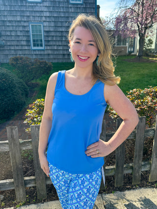 Lulu B Bright Periwinkle Tank