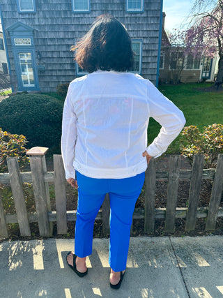 Tango Mango White Linen Jacket