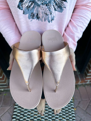 FitFlop Lulu Rose Gold Sandal