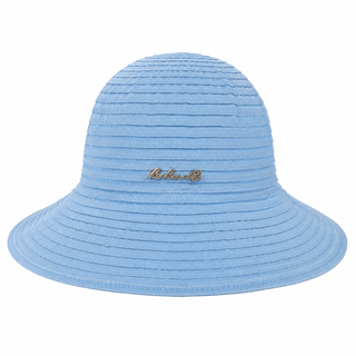 Lulu B Clear Periwinkle Ribbon Fabric Sun Hat
