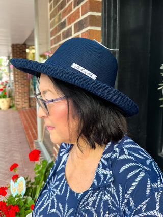 Lulu B Navy Sun Hat