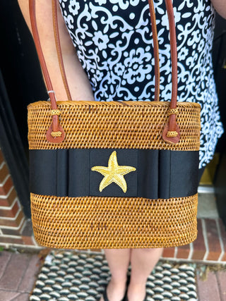 Lisi Lerch Black Starfish Handbag