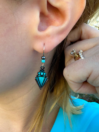 Adajio Bright Turquoise Earrings