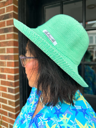 Lulu B Clearwater Lime Sun Hat