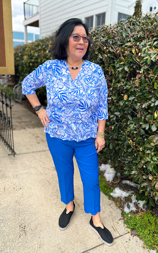 Silver Pearl Bubble Hoop Earrings