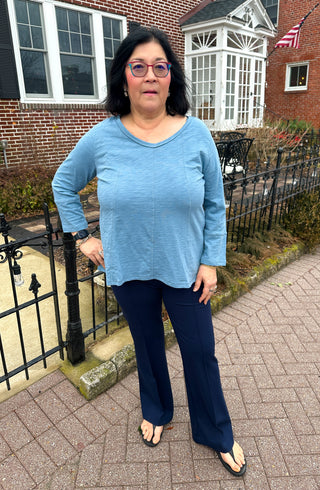 Escape by Habitat Indigo V-neck Tunic