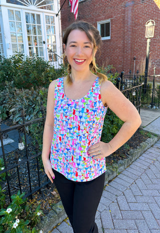 Beachtime by Lulu B Cocktail Hour Basic Tank