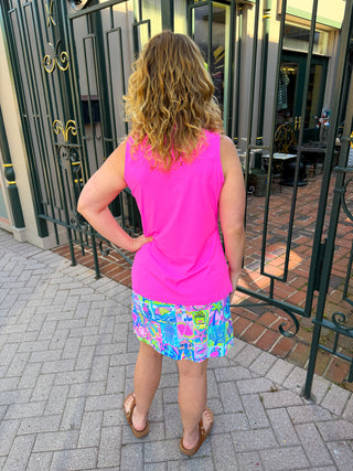 Beachtime by Lulu B Modern Mosaic 2-Pocket Skort