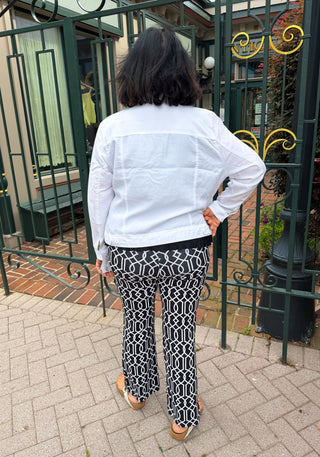Lulu B White Tencel Jacket