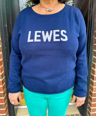 Lewes Navy Pullover Sweater