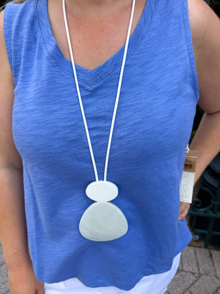 White Chunky Necklace