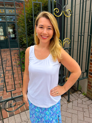 Lulu B White Tank
