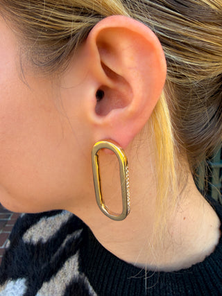 Gold Sparkle Earring