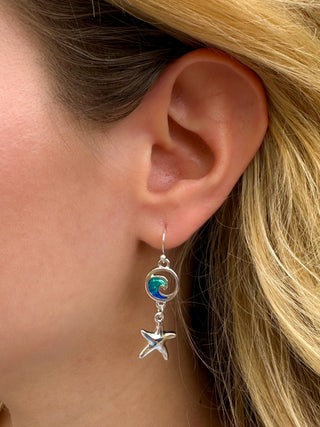 Starfish Wave Earrings