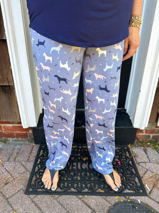 Multicolor Dog Lounge Pants