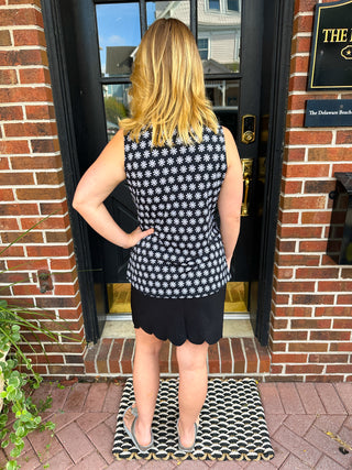 Bangladine by Lulu B Black Scallop Skort