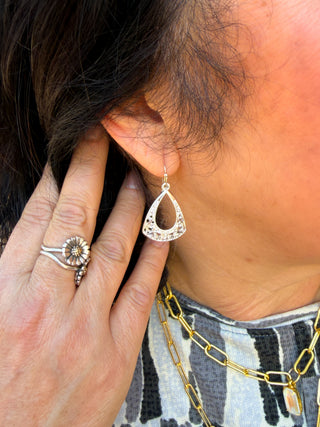 Silver Filigree Earrings