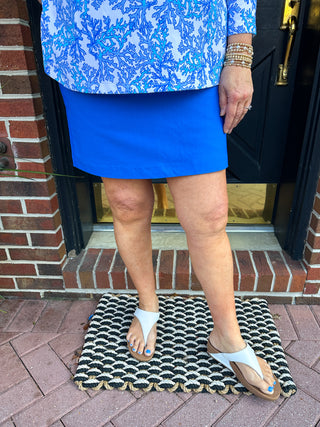 Bangladine by Lulu B Blue Skort