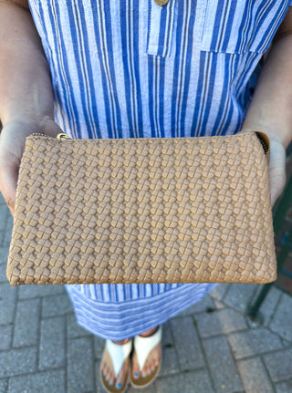 Riley Vegan Crossbody - Square Knot Sand