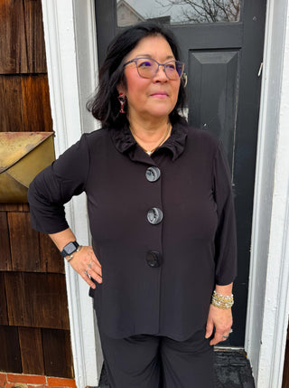 Tango Mango Black Wire Collar Swing Top