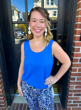 Lulu B Blue Tank