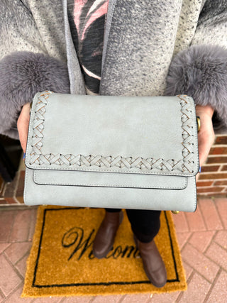 Grey Crossbody Handbag