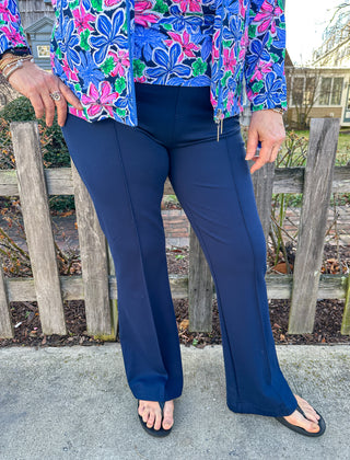 Lulu B Navy Wide Leg Leggings