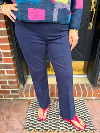 Olivia by Habitat Pull-On Center Seam Kick Flare Pant Navy