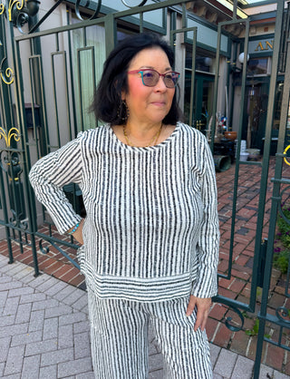 Escape by Habitat Pearl Canyon Stripe Easy Cotton Tee