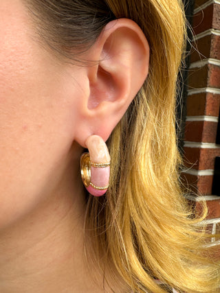 Ombre Marble Earrings